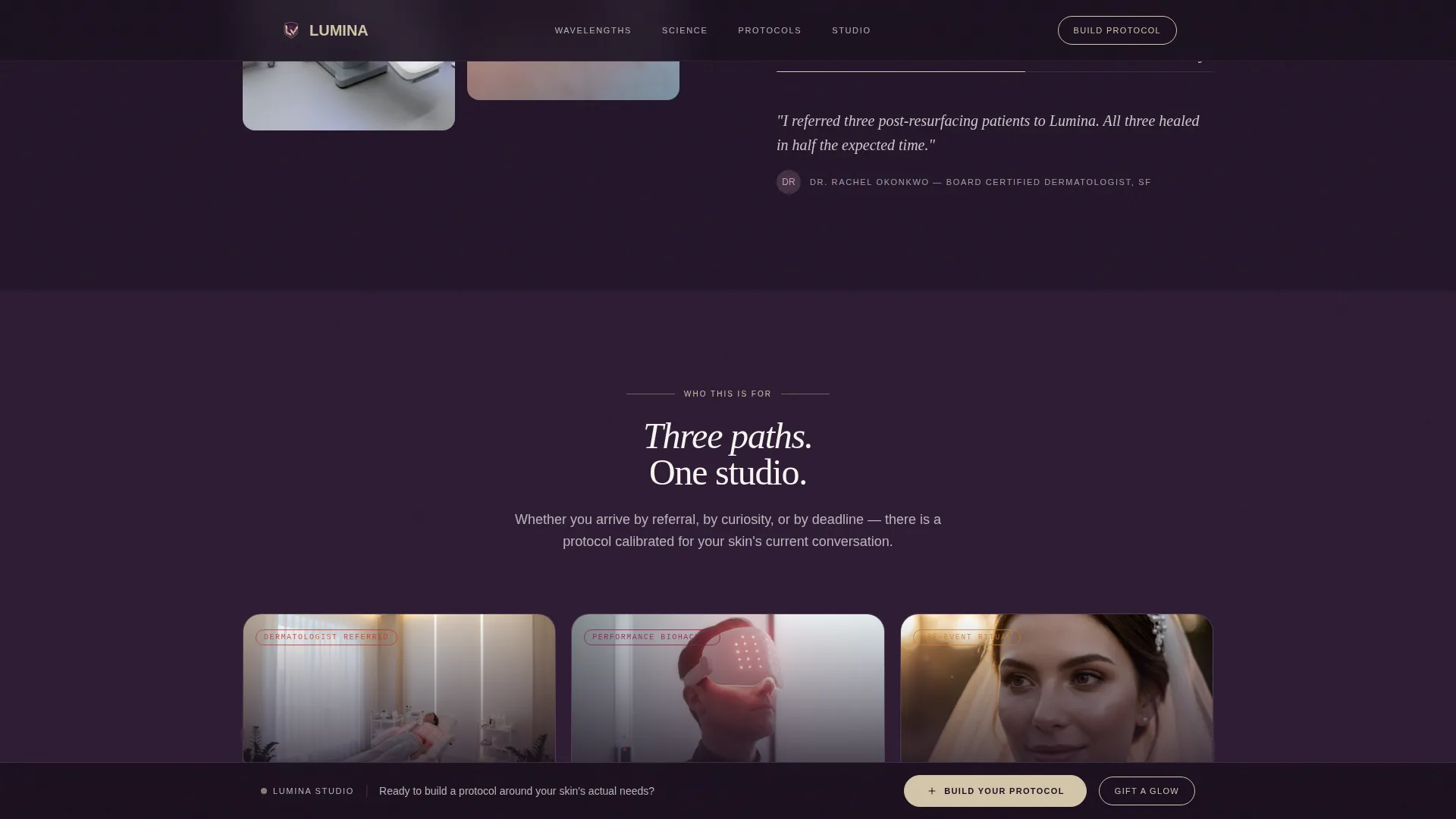 Skincare & Derma Clinic Advanced Booking Website Template