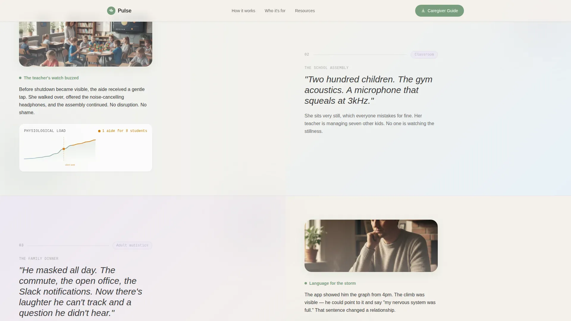 Autism Spectrum Care Reviews Website Template