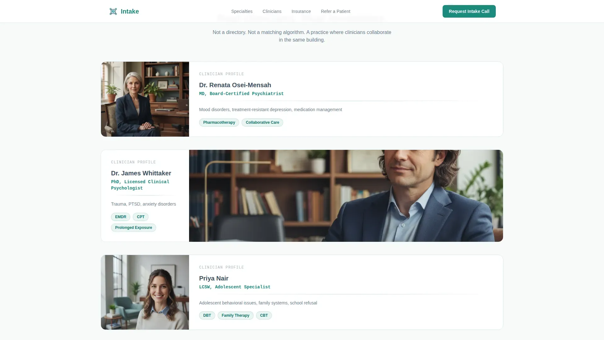 Mental Health & Psychiatry Professional Website Template