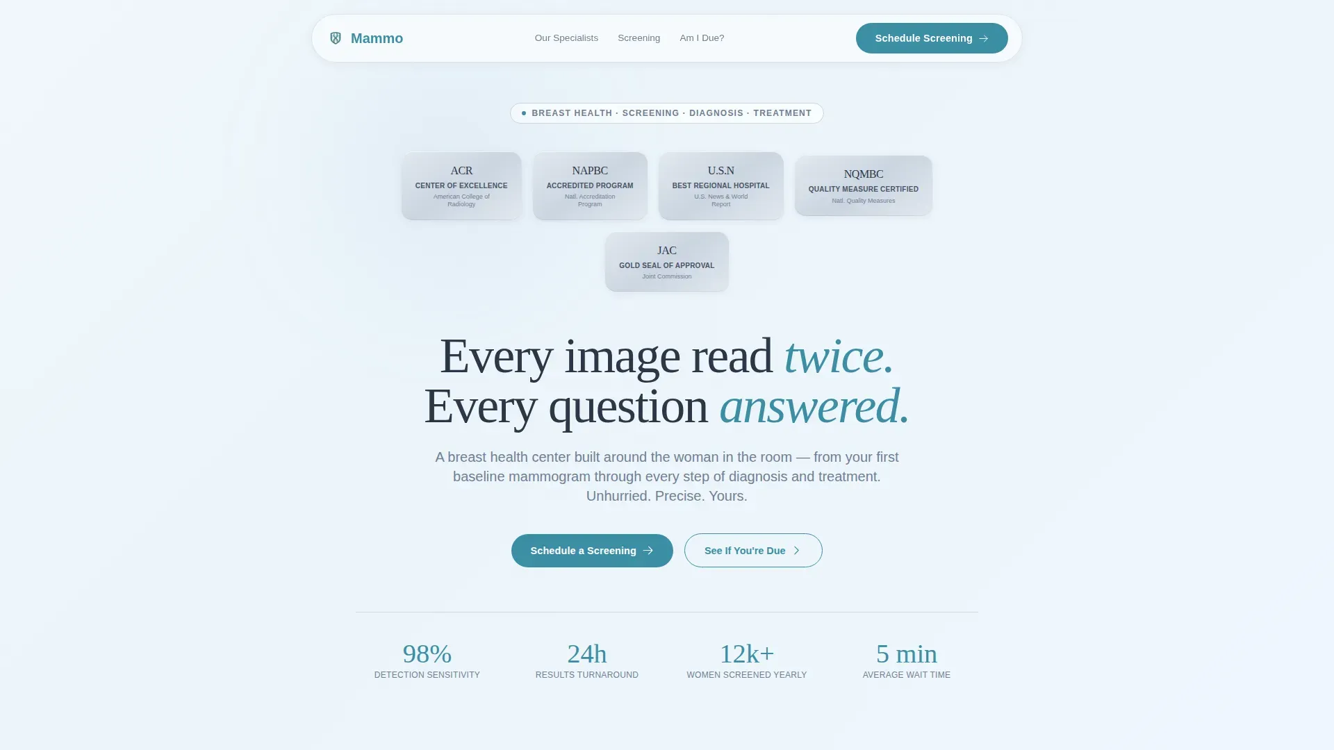 Women's Health & OB-GYN Professional Website Template