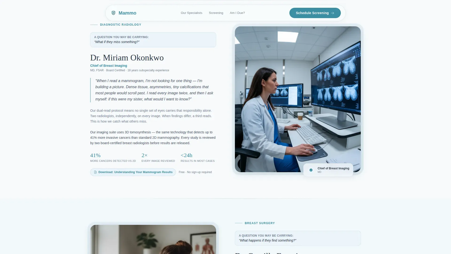 Women's Health & OB-GYN Professional Website Template