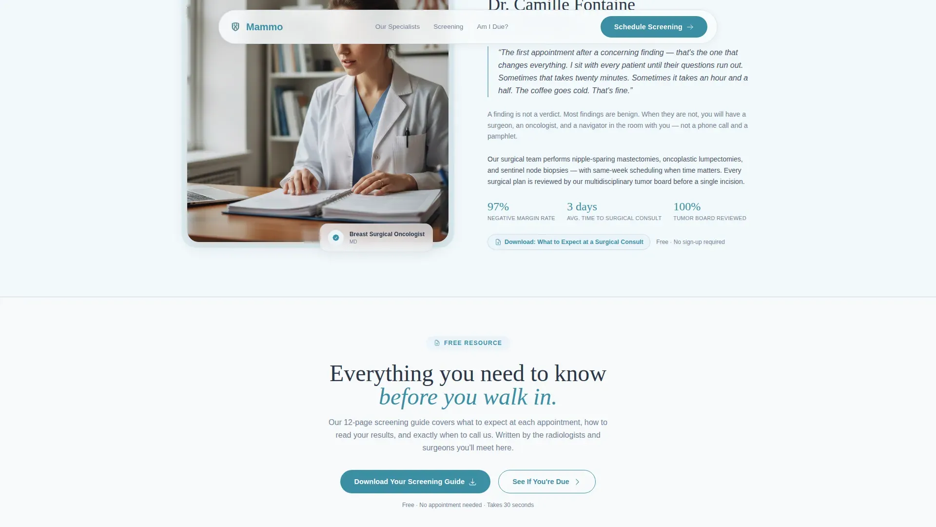 Women's Health & OB-GYN Professional Website Template