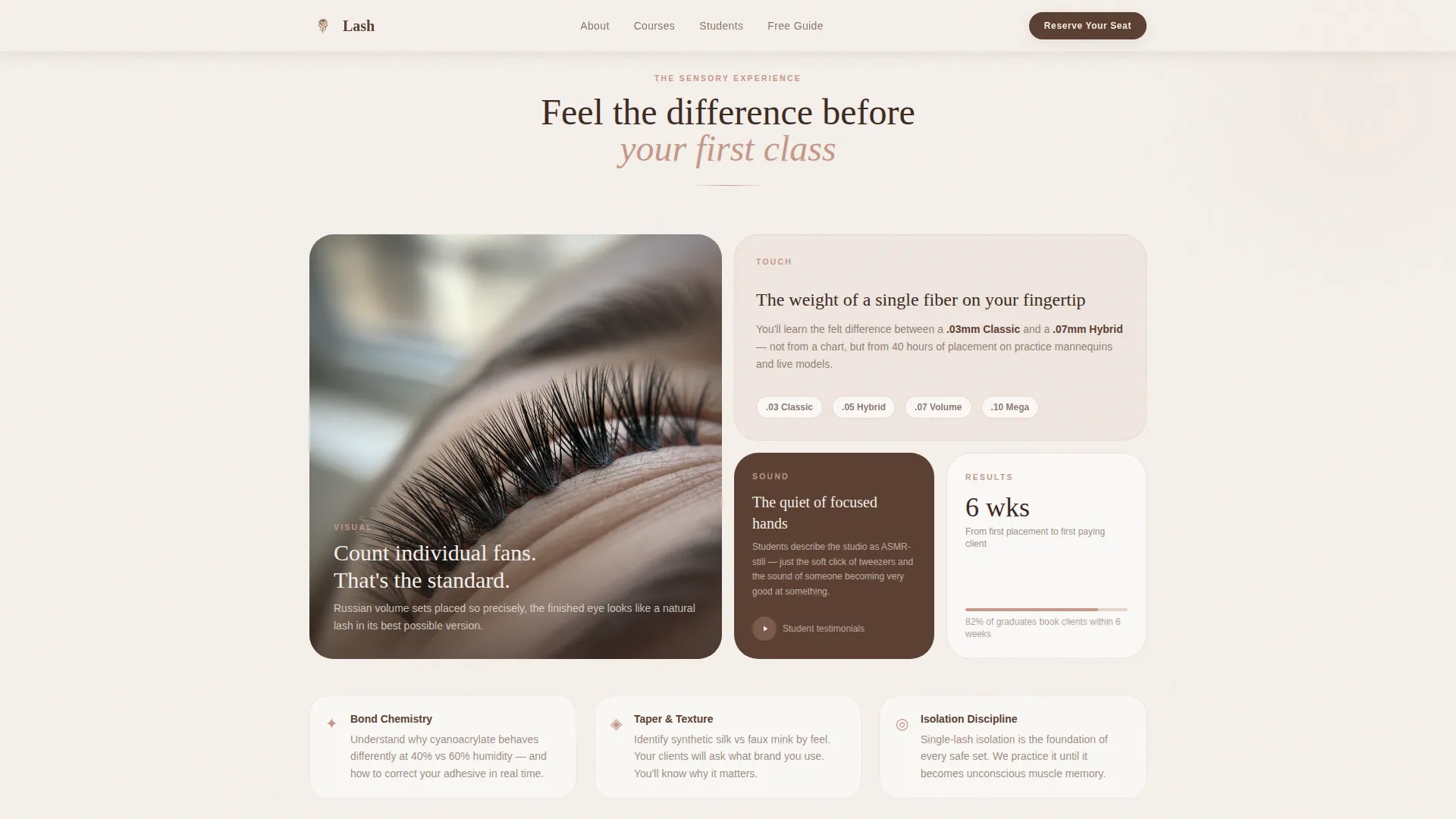 Specialty Beauty Treatments Specialist Careers Website Template