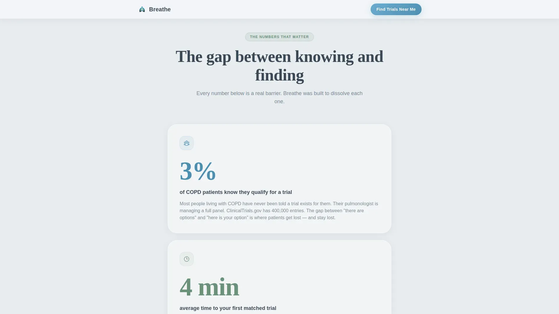 COPD Care Specialist Professional Website Template