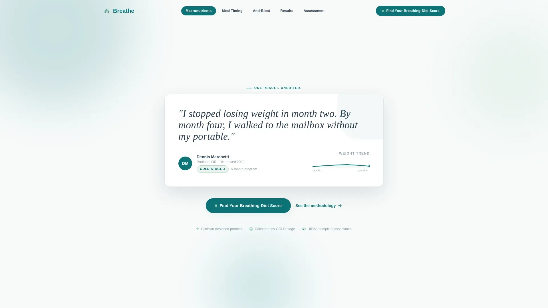 COPD Care Complete Professional Website Template