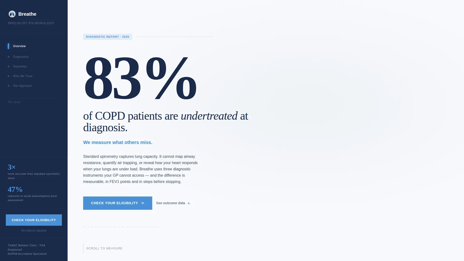 COPD Care Advanced Professional Website Template