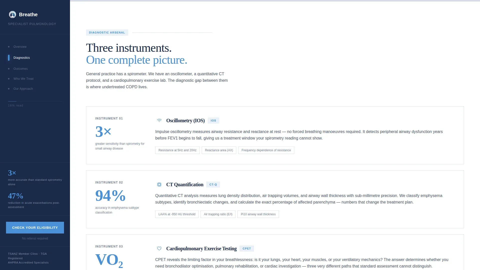 COPD Care Advanced Professional Website Template