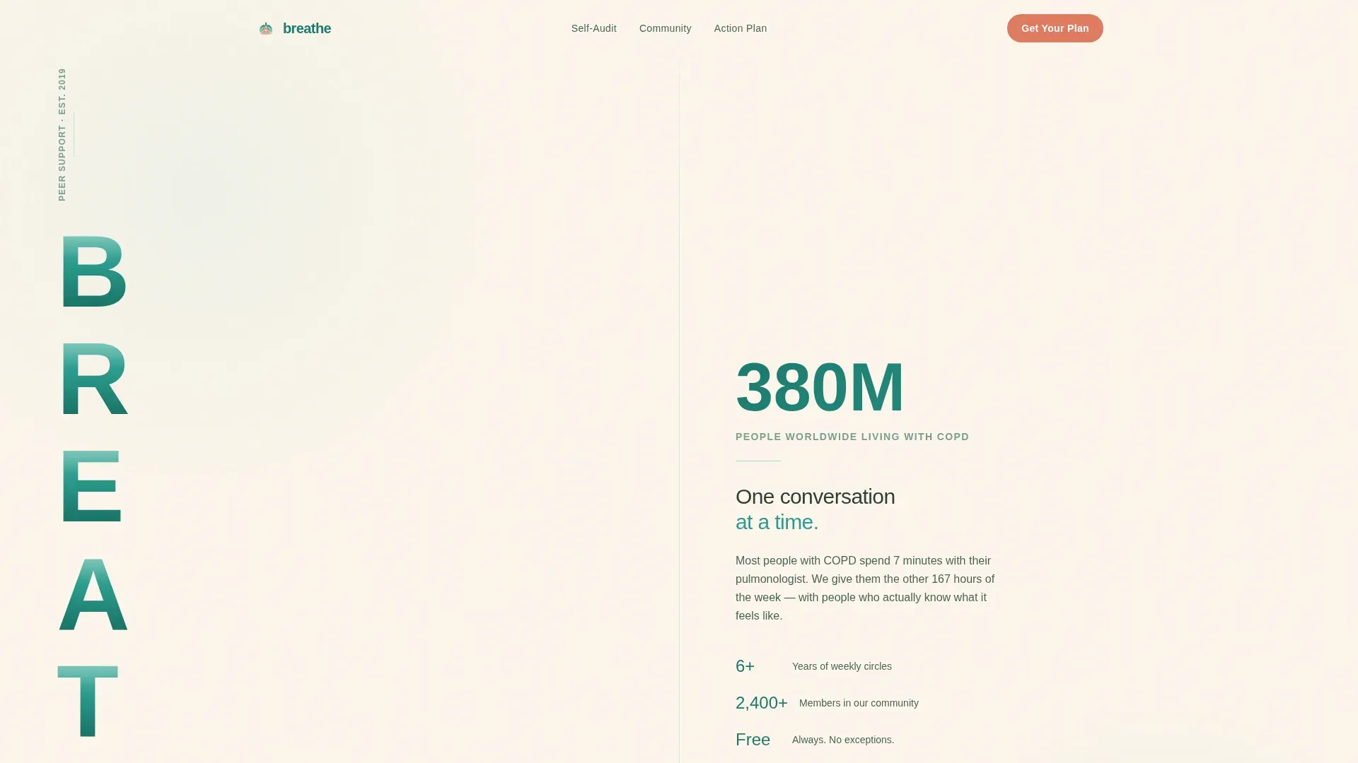 COPD Care Specialist Professional Website Template