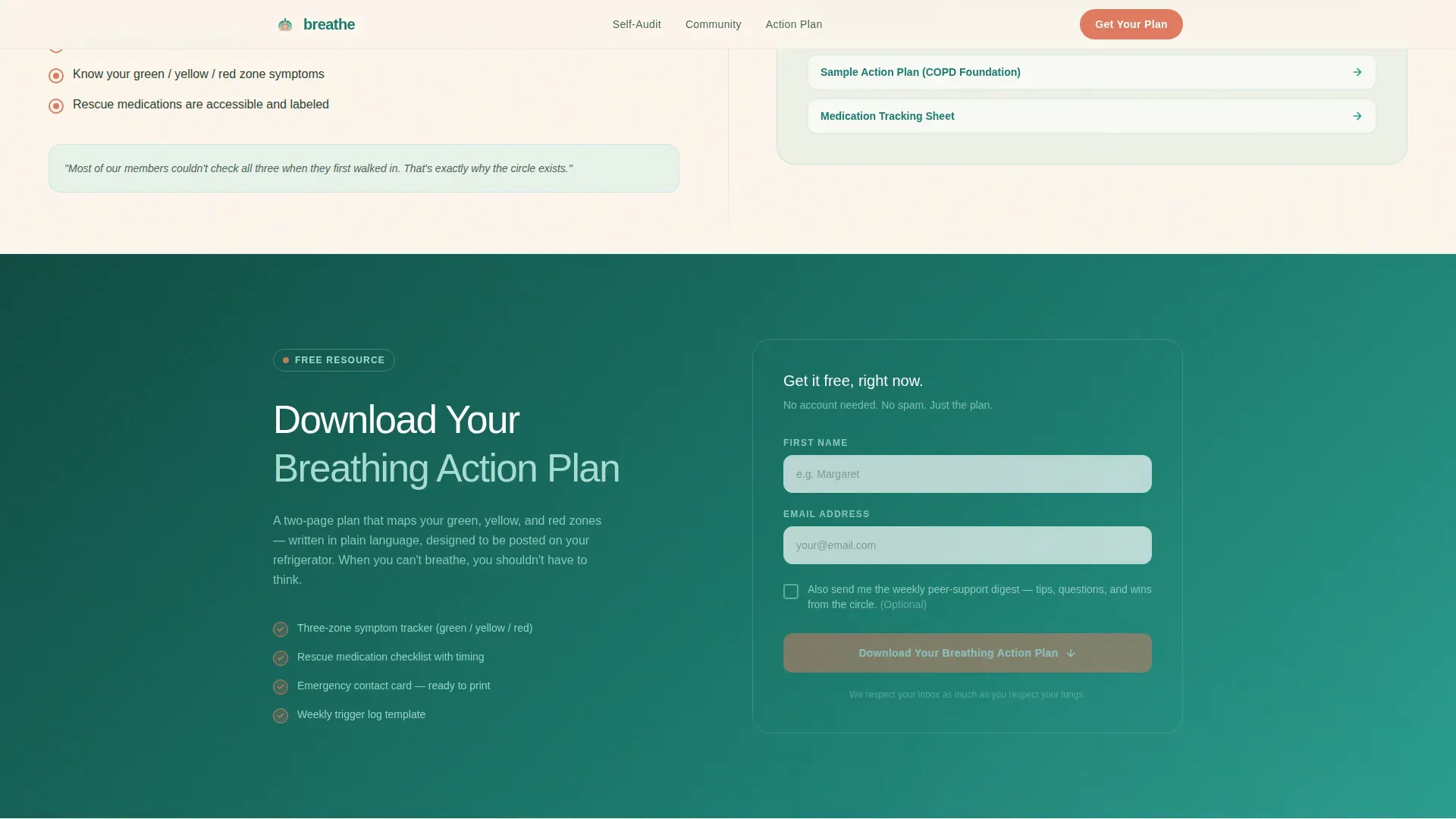 COPD Care Specialist Professional Website Template