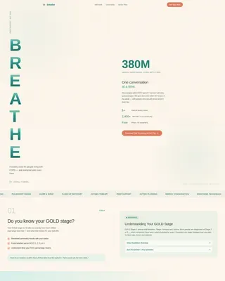 COPD Care Specialist Professional Website Template