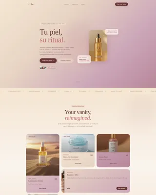 Radiant Skincare | Free Website Template | Rocket