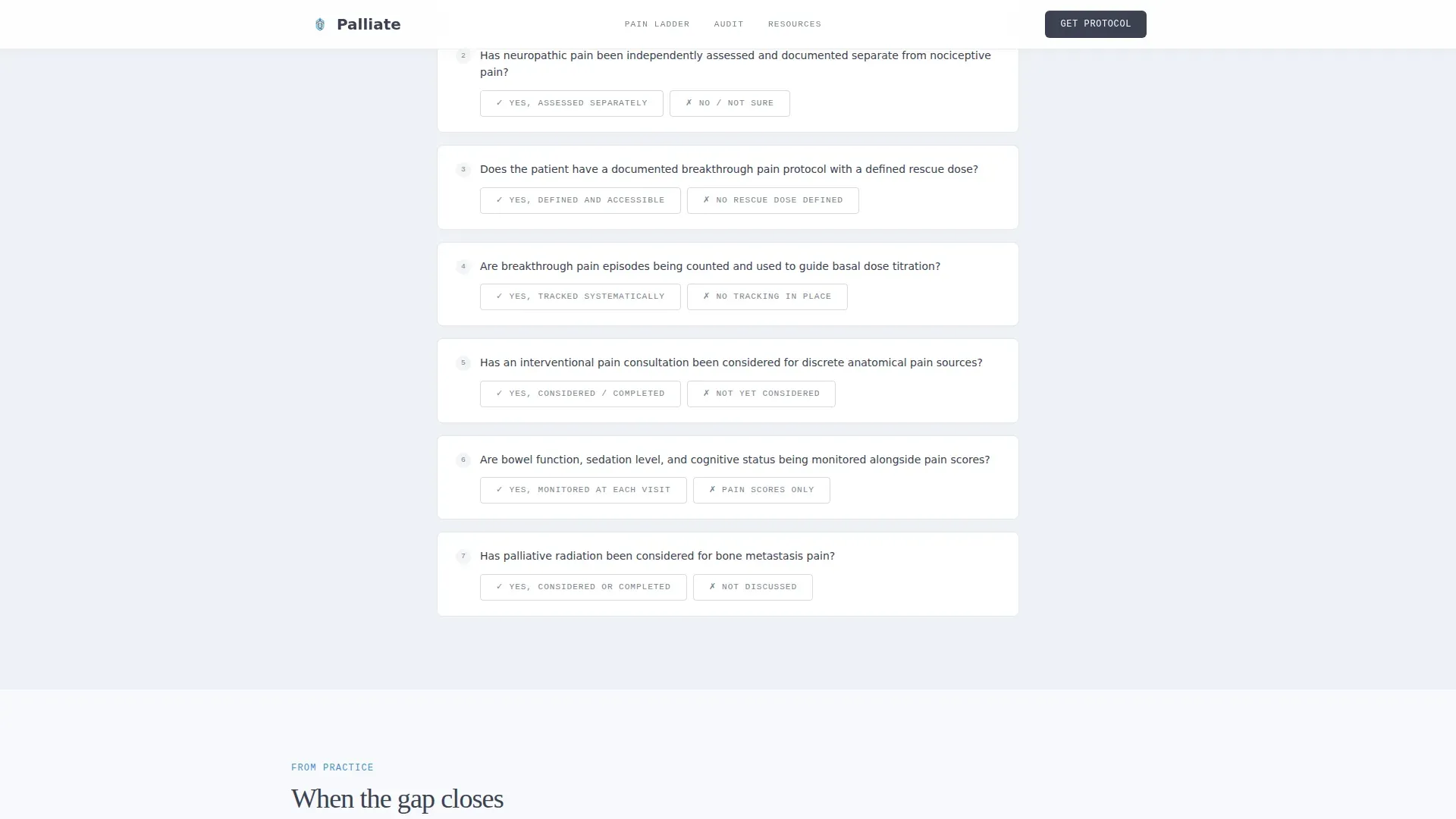 Pain Management Comparison Website Template