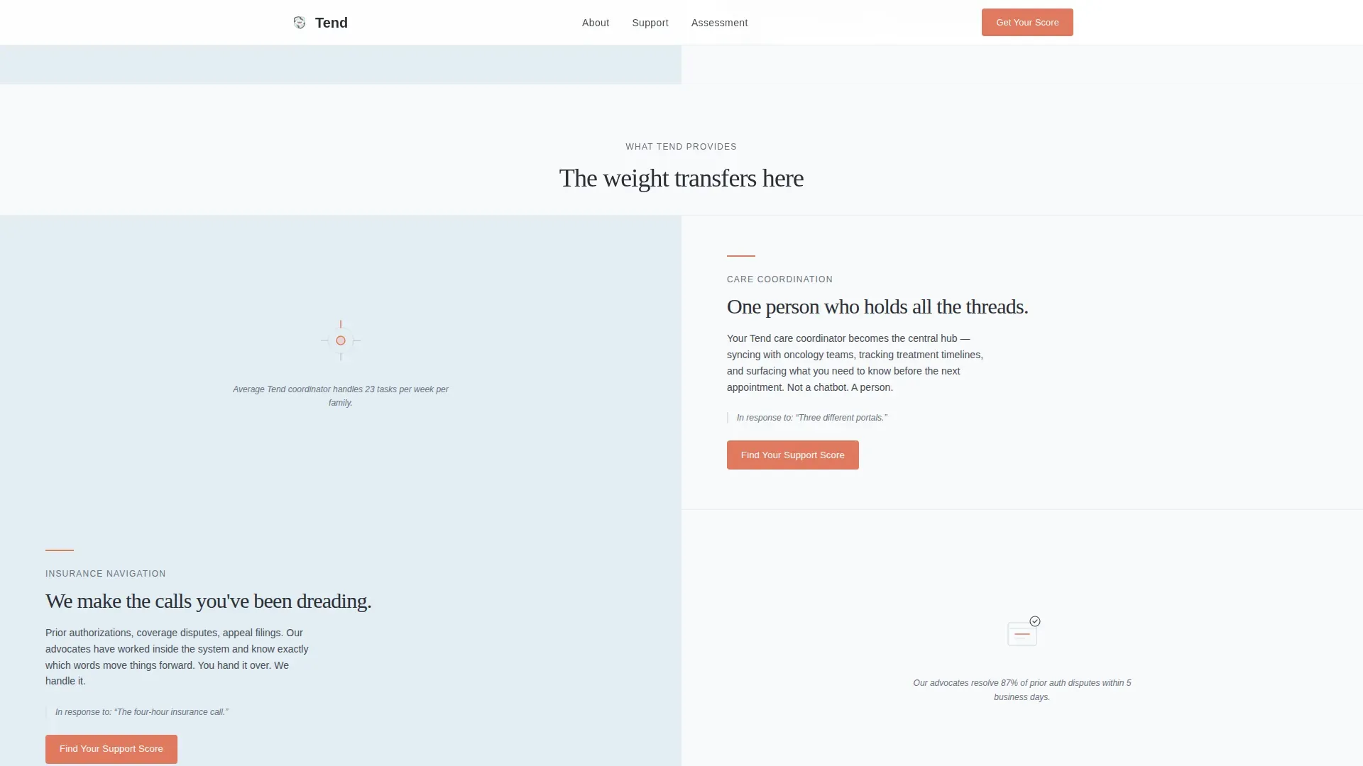 Cancer Recovery Care Specialist Professional Website Template