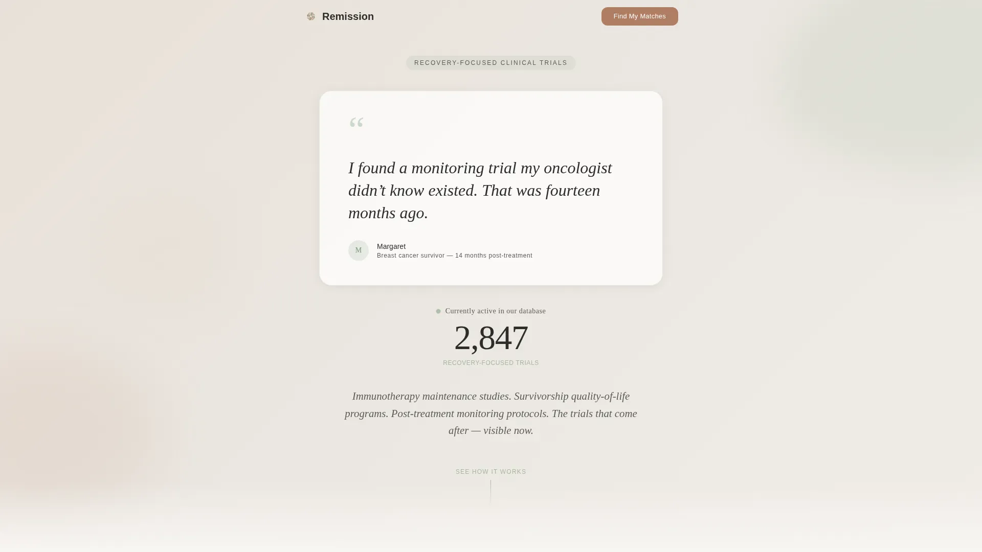 Cancer Recovery Care Advanced Professional Website Template