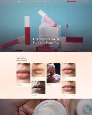 Beauty & Cosmetics Brand Professional Website Template