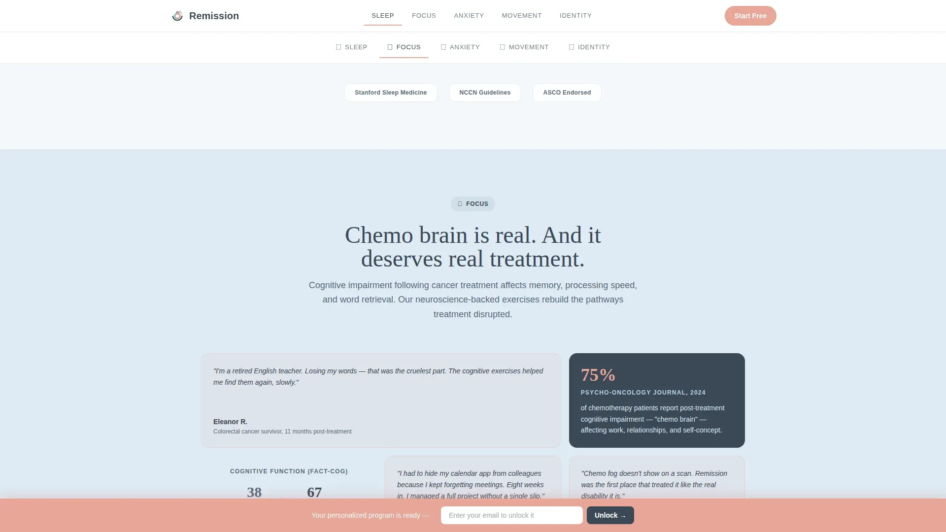 Cancer Recovery Care Reviews Website Template