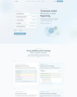 Cancer Recovery Care Booking Website Template