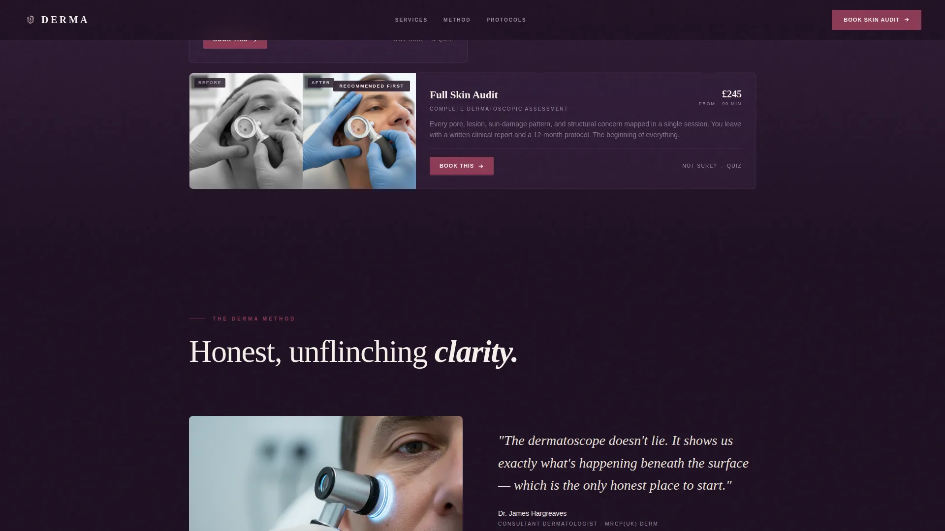 Precise Dermatologist | Free Website Template | Rocket