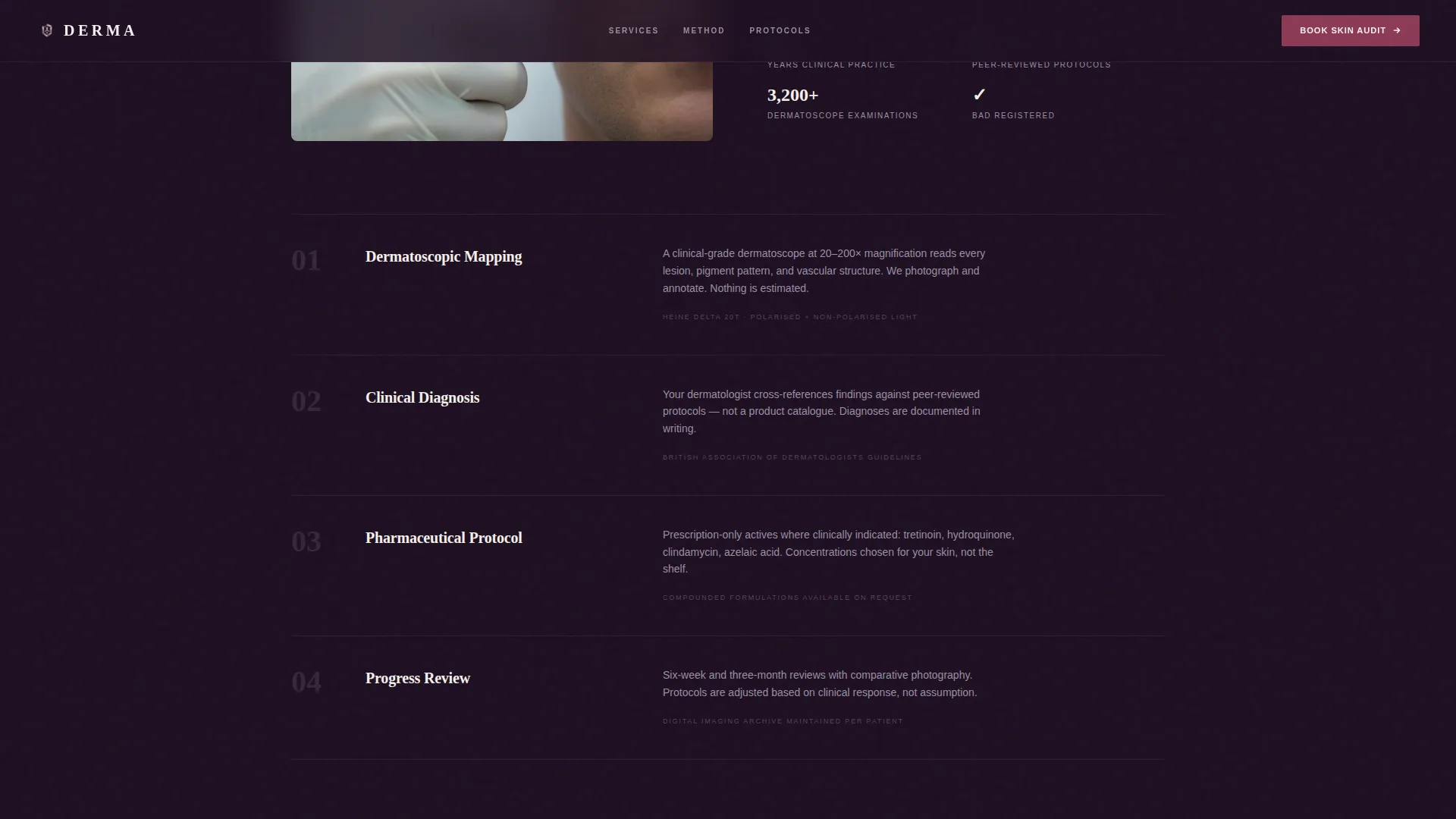 Precise Dermatologist | Free Website Template | Rocket