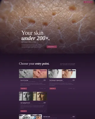 Precise Dermatologist | Free Website Template | Rocket