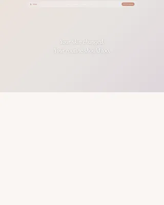 Immersive Skincare | Free Website Template | Rocket