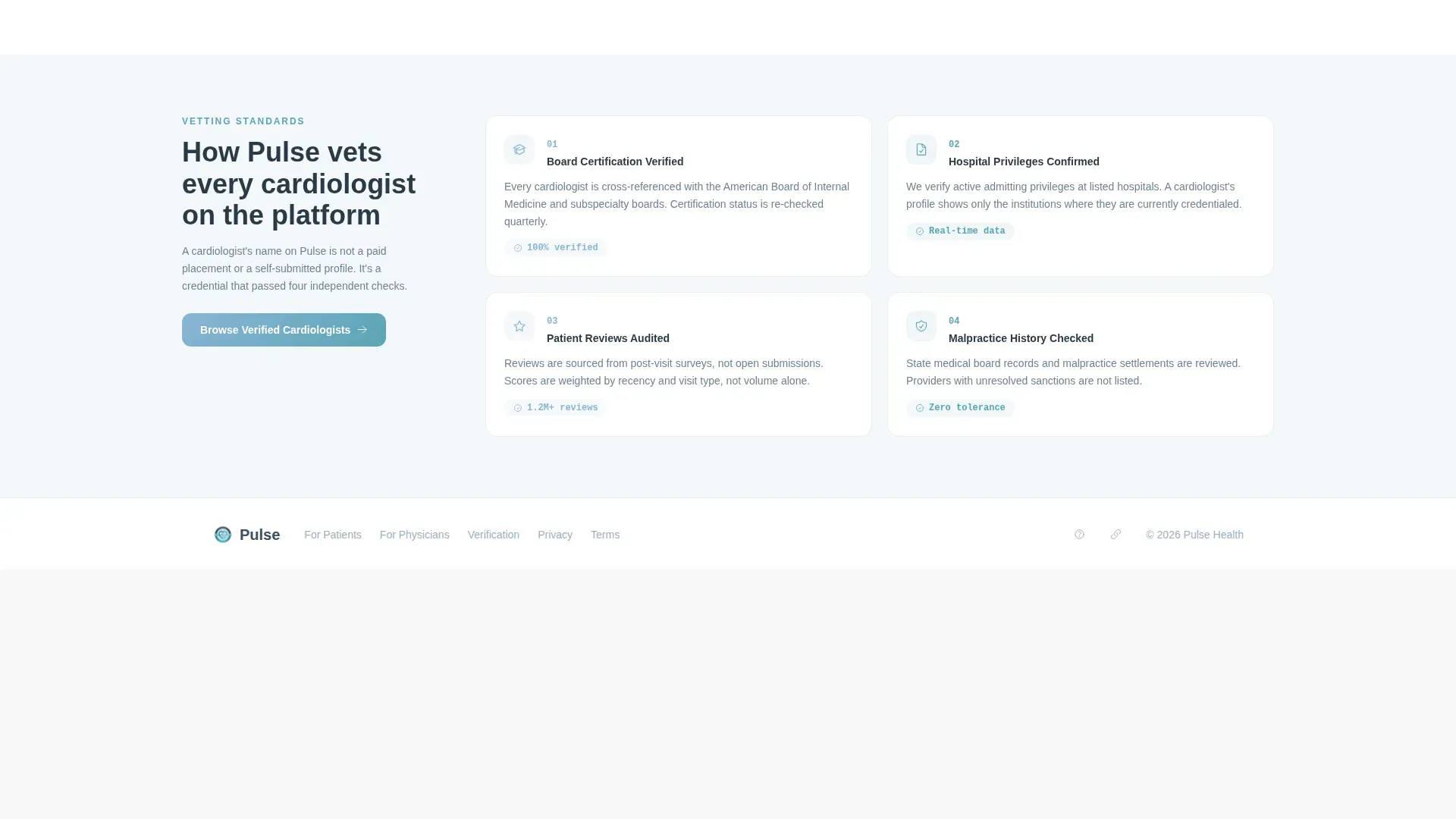 Cardiologist Booking Website Template