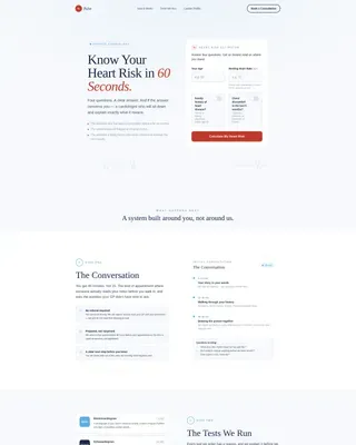 Cardiology Private Practice Landing Page Template