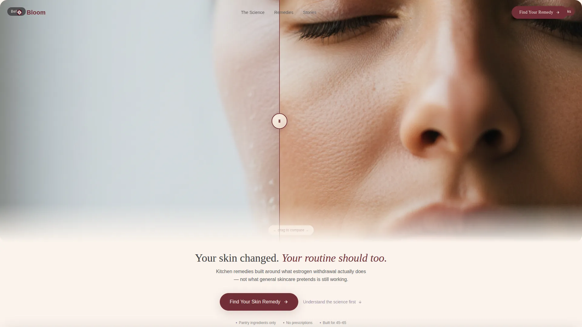 Intimate Menopausal | Free Website Template | Rocket