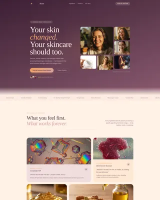 Luxe Menopausal | Free Website Template | Rocket