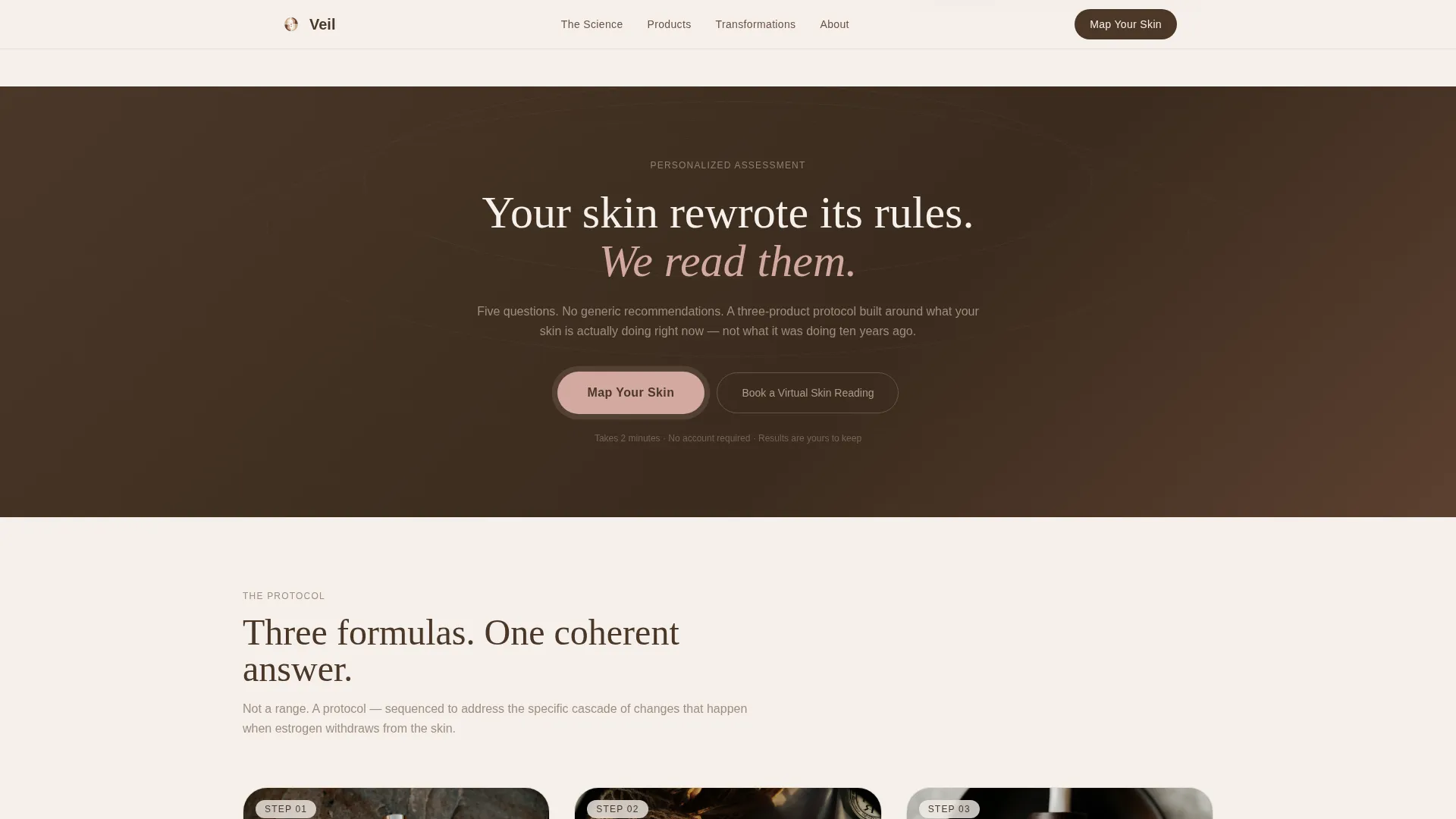 Radiant Skincare | Free Website Template | Rocket