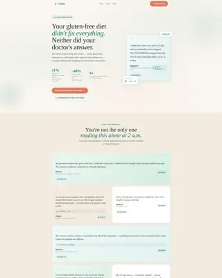 Celiac Disease Care Professional Website Template