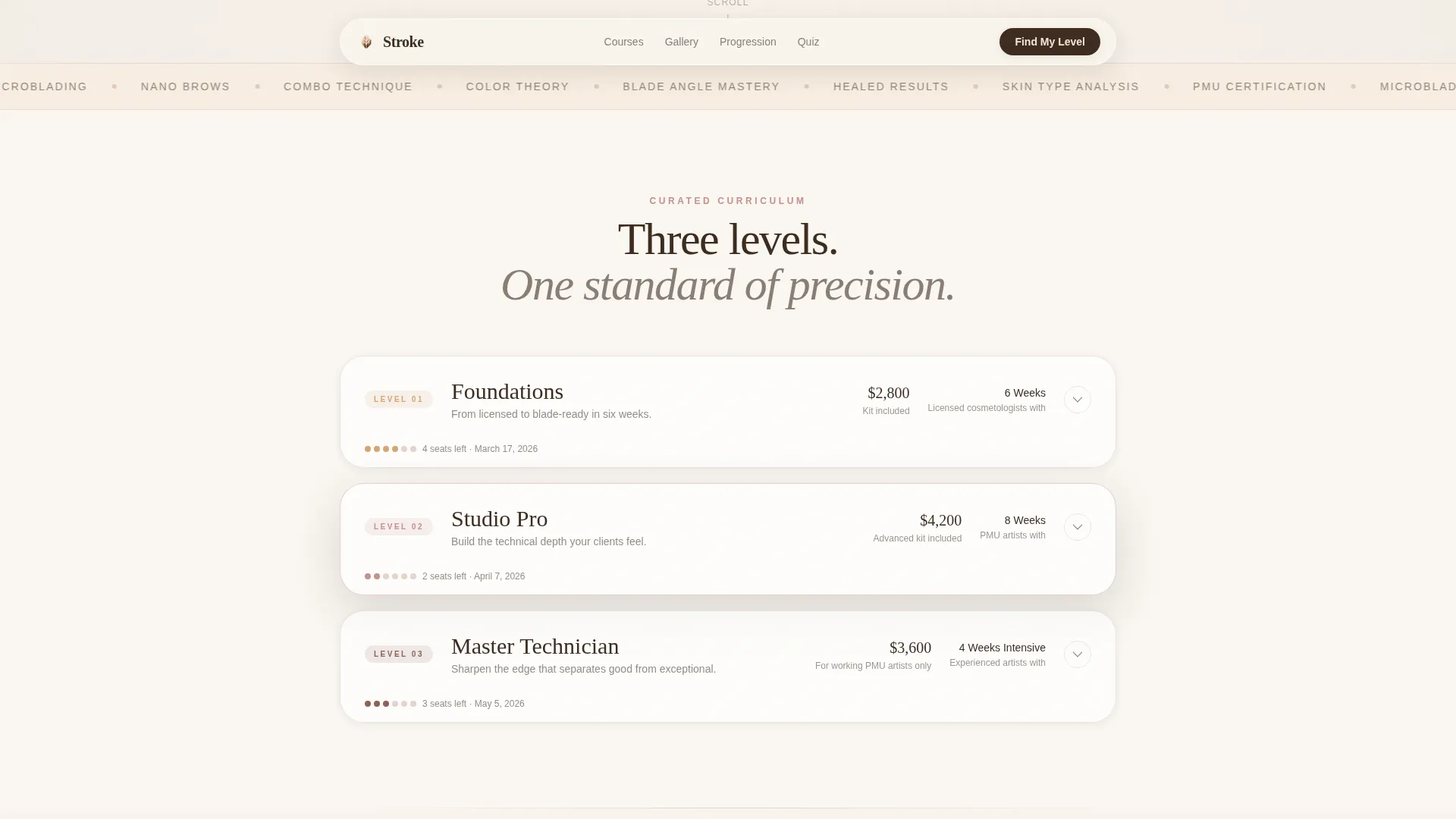 Specialty Beauty Treatments Expert Professional Website Template