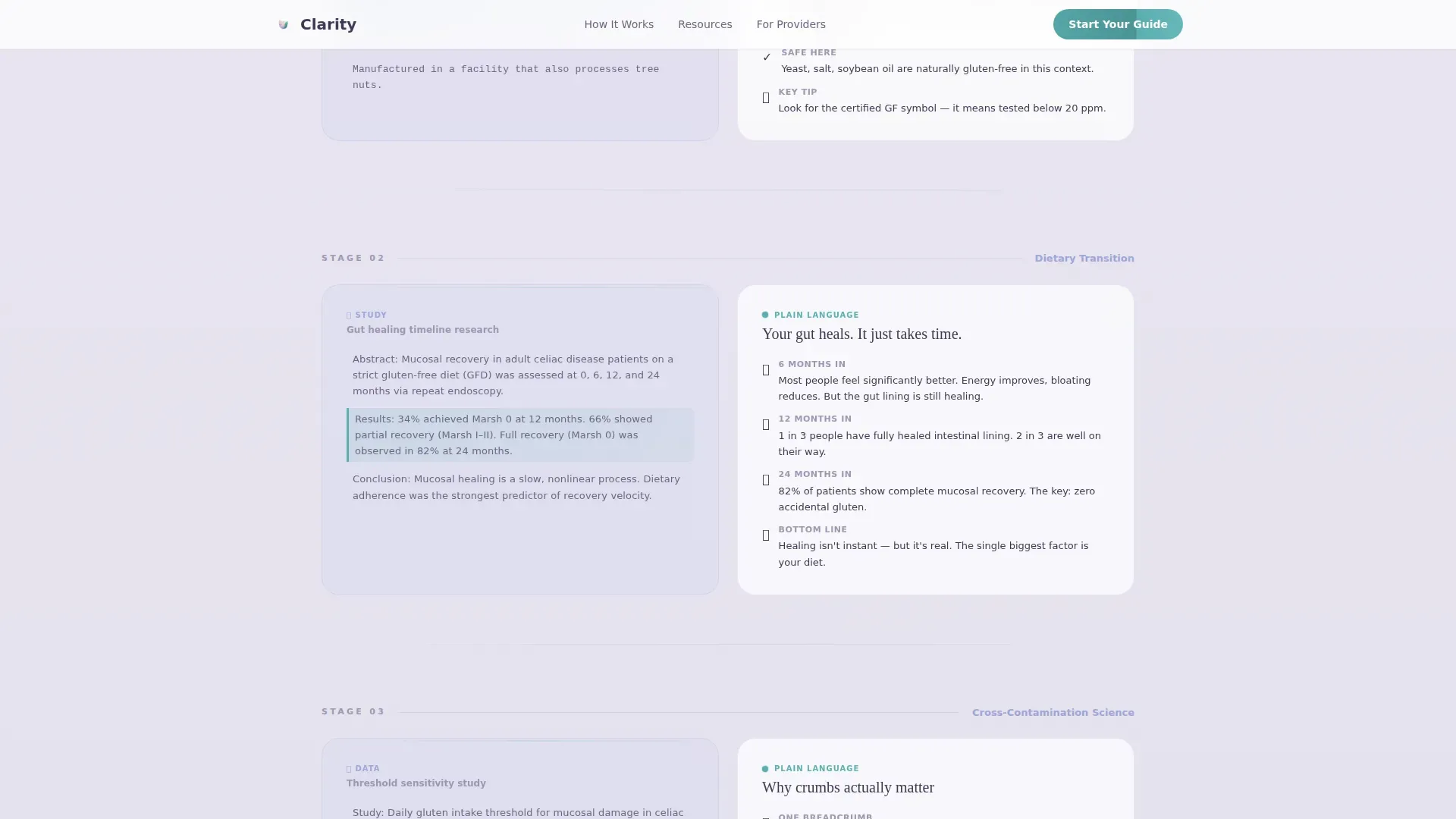 Celiac Disease Care Education Website Template