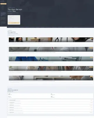 Celiac Disease Care Specialist Booking Website Template