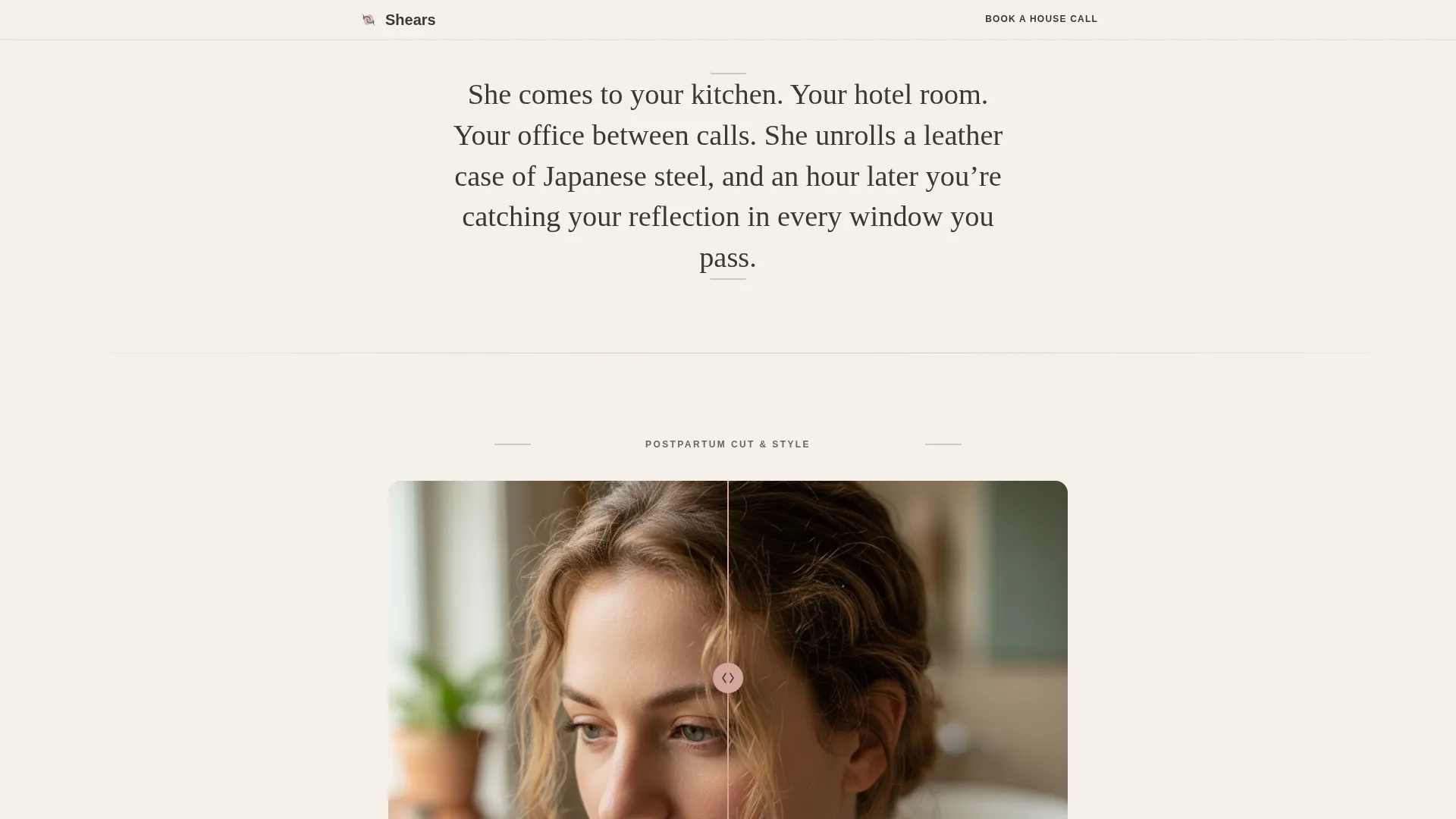 Salon & Hair Studio Complete Booking Website Template