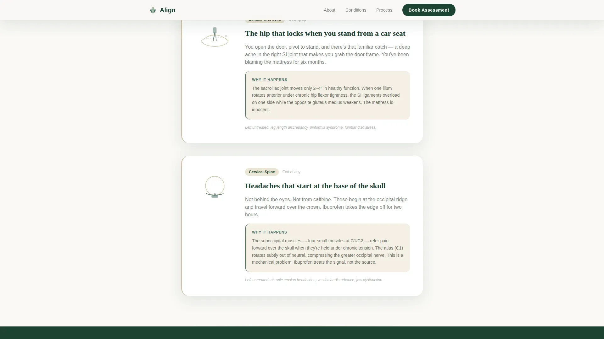 Chiropractor Appointment Booking Website Template