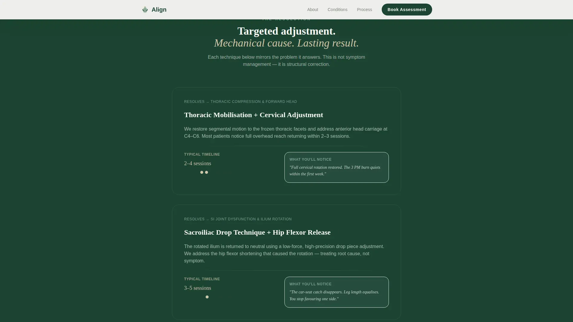 Chiropractor Appointment Booking Website Template