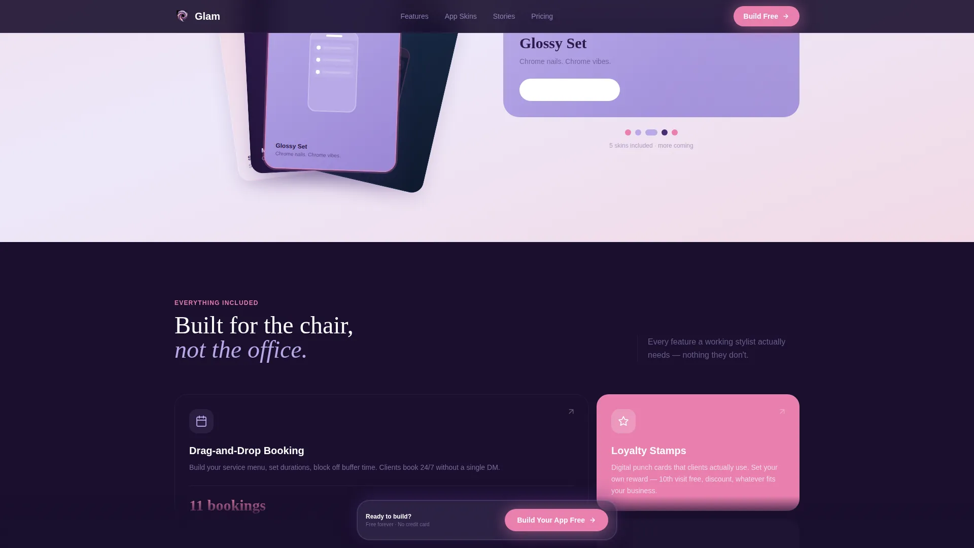 Salon & Spa Software Advanced Booking Website Template