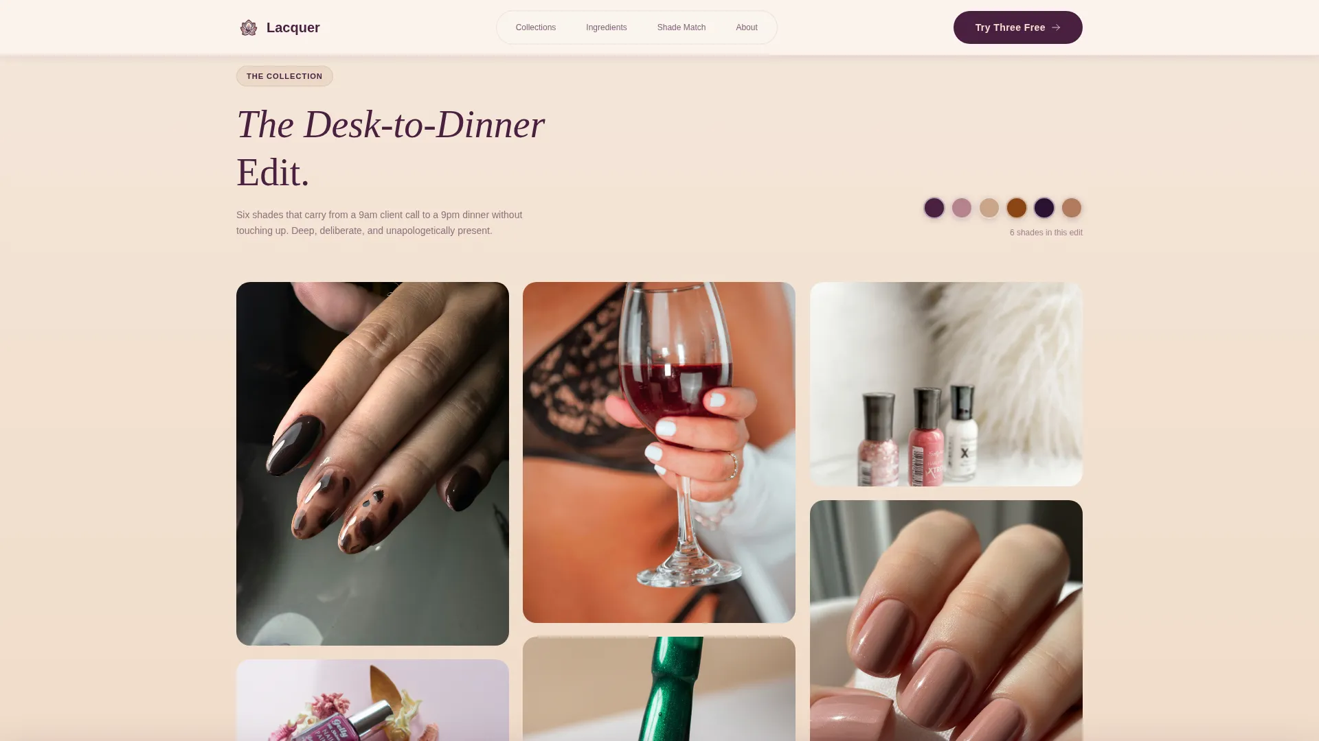 Beauty & Cosmetics Brand Specialist Blog Website Template