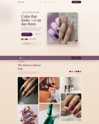 Beauty & Cosmetics Brand Specialist Blog Website Template