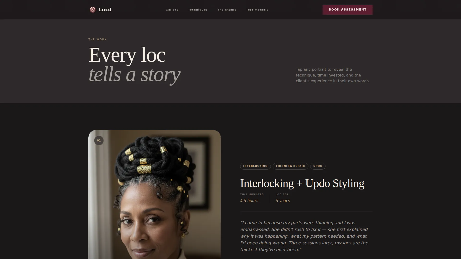 Specialty Beauty Treatments Booking Website Template