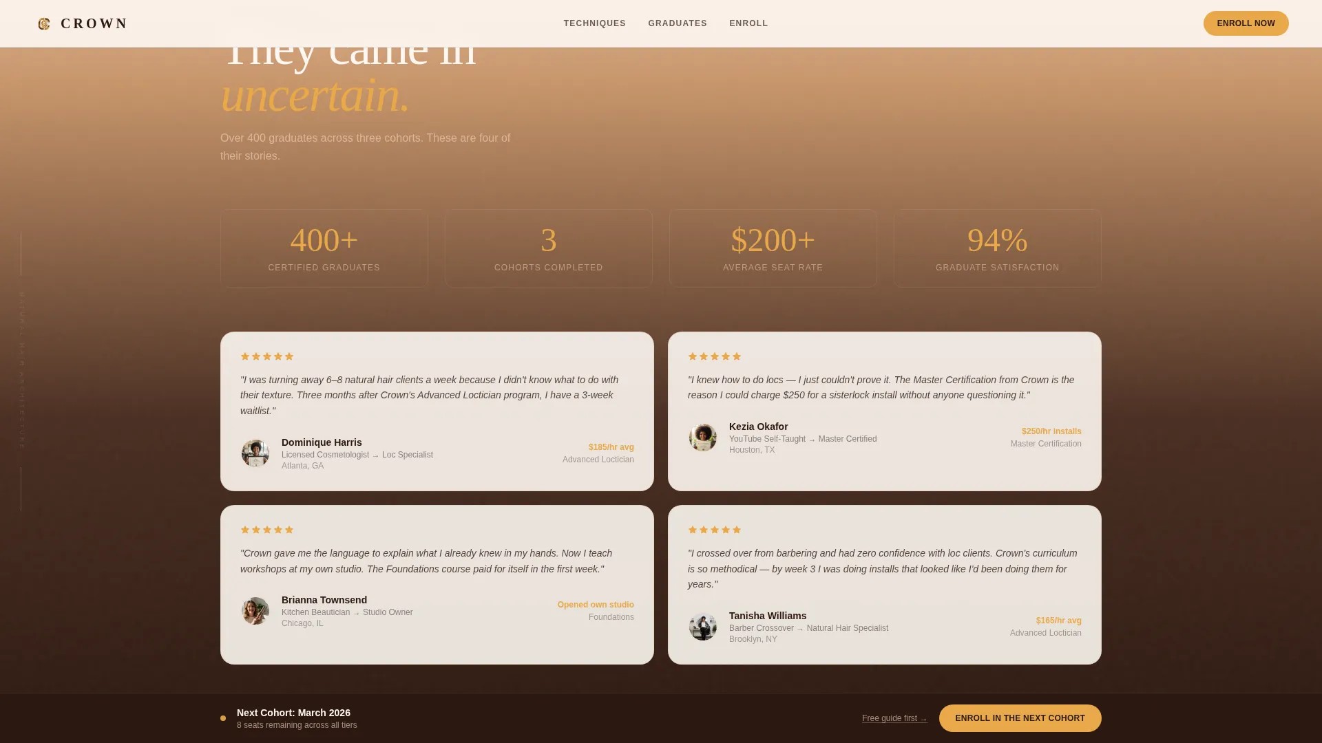 Specialty Beauty Treatments Reviews Website Template