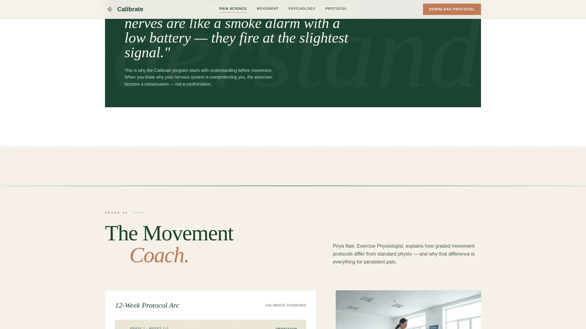Chronic Pain Care Professional Website Template