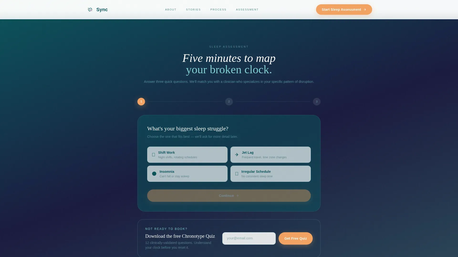 Sleep Medicine & Clinic Professional Website Template