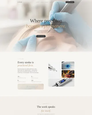 Permanent Eyeliner Training Academy Landing Page