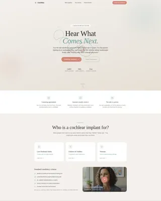Hearing & Audiology Reviews Website Template