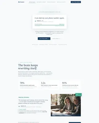 Rehabilitation & Therapy Reviews Website Template