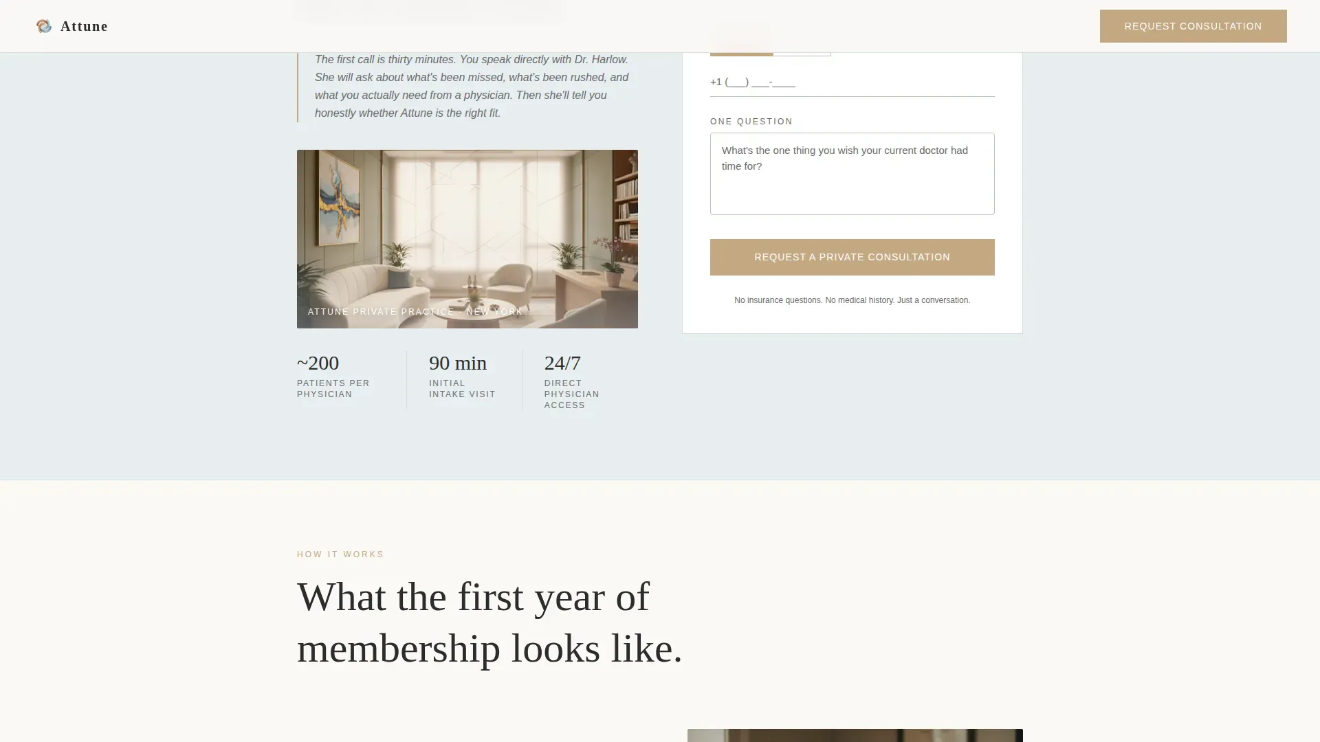 Concierge Medicine Landing Page Template