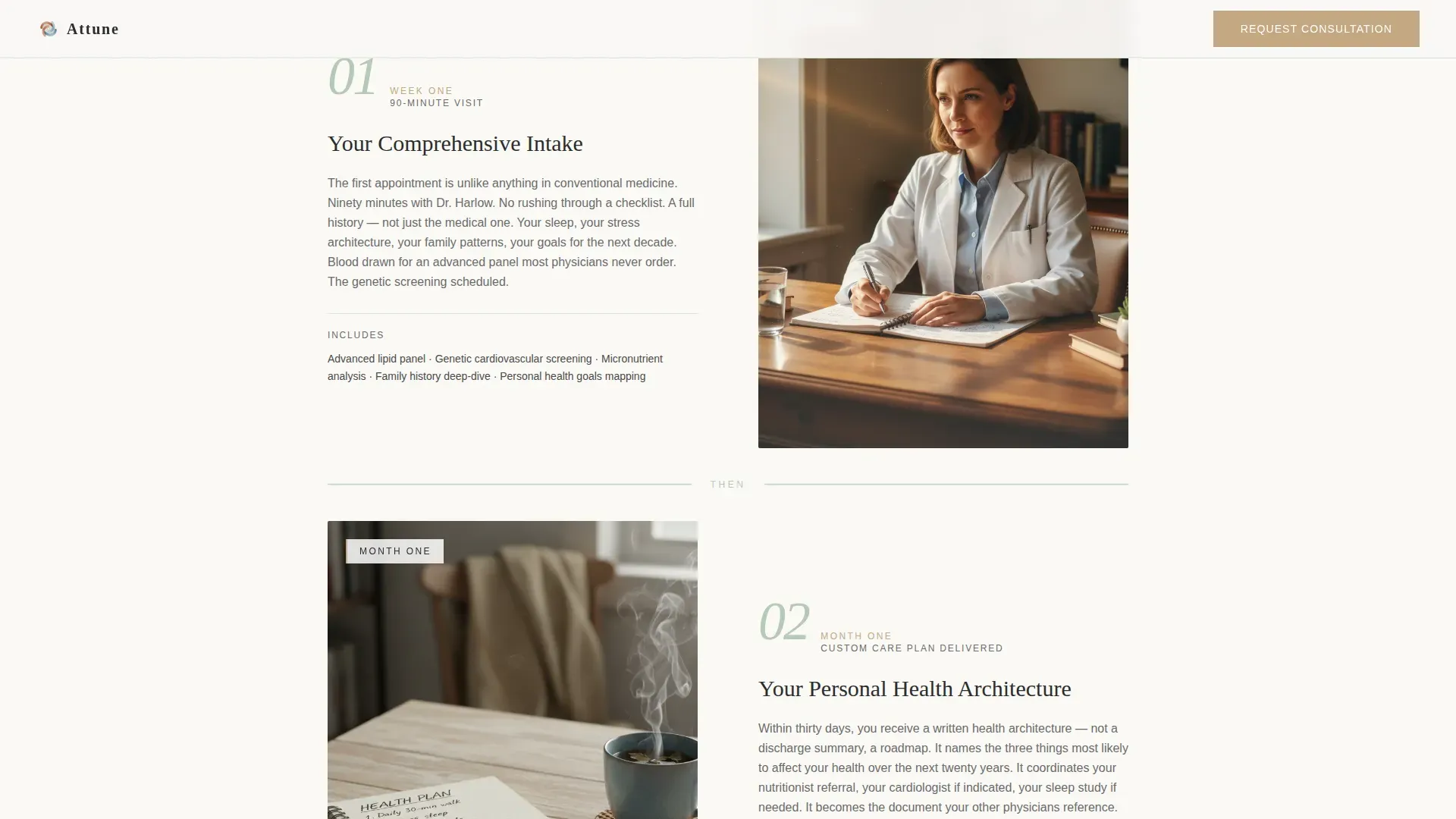 Concierge Medicine Landing Page Template