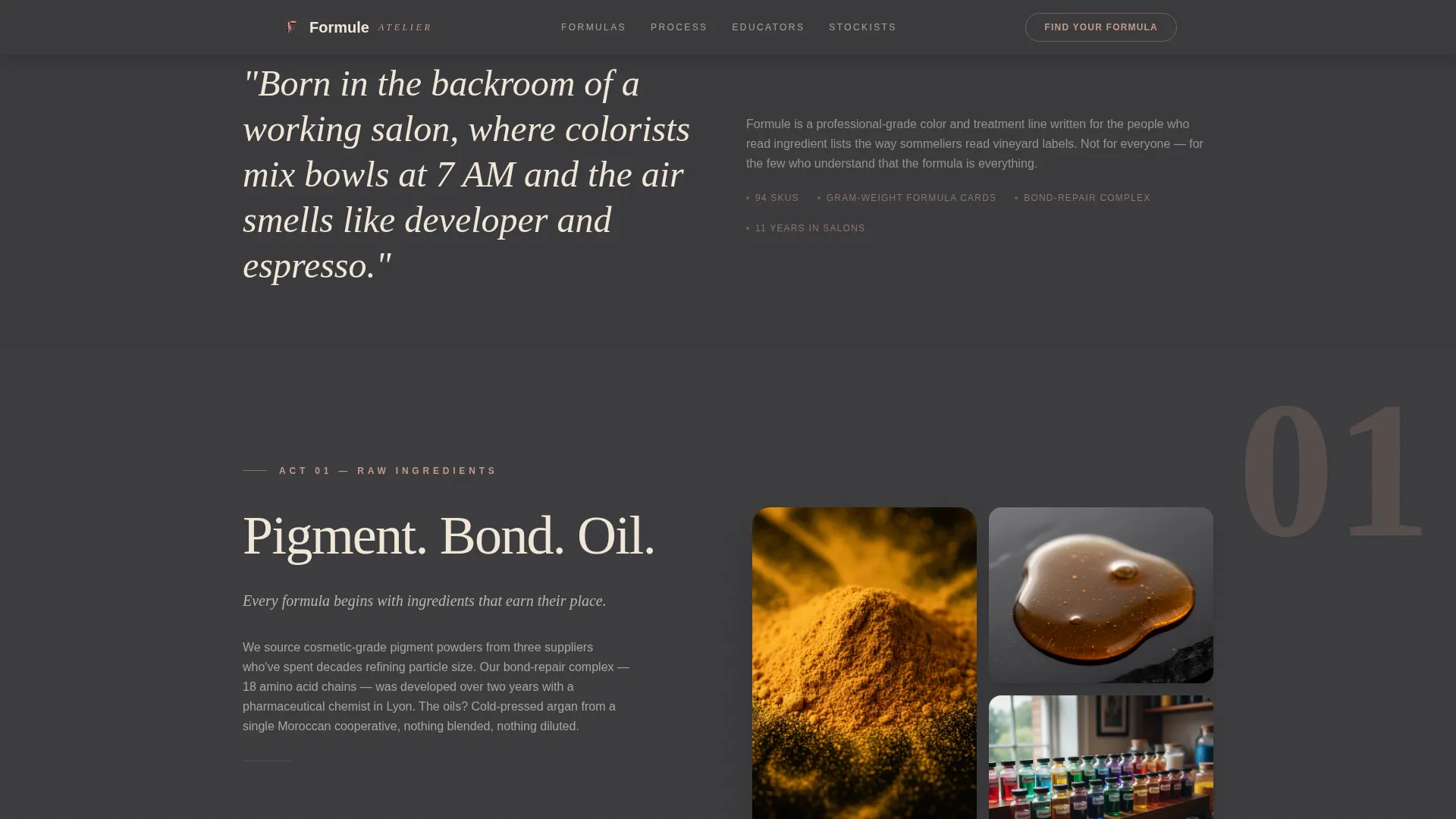 Hair Care Brand & Product Professional Website Template